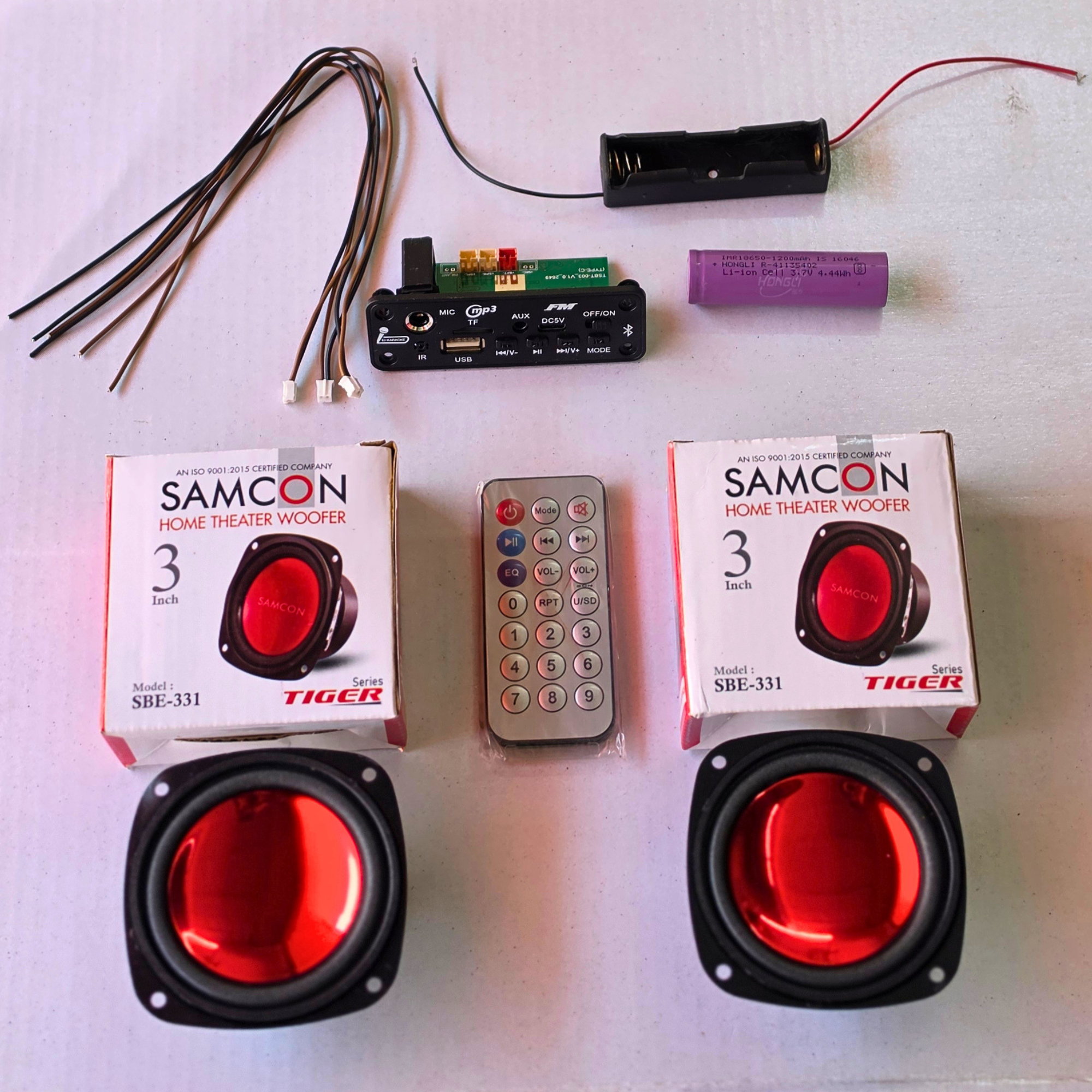 Bluetooth Speaker Making Kit ( 3 inch Somcon Home Theater Woofer)